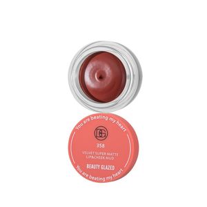 Beauty Glazed Velvet Super Matte Lip & Cheek Mud - 358